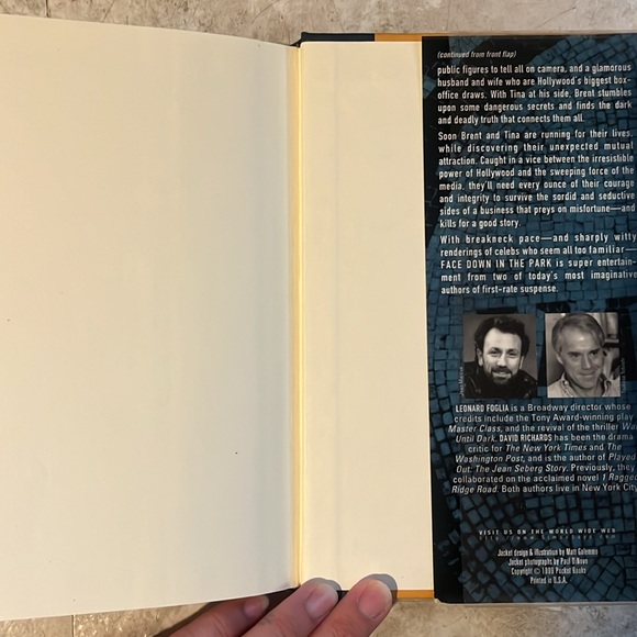 Face Down in the Park. Leonard Fogalia and David Richard’s. A novel. - Picture 6 of 7